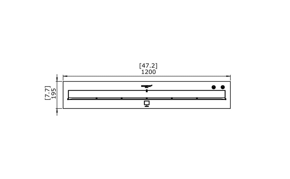 EcoSmart Fire XL1200 Ethanol Burner - view 4