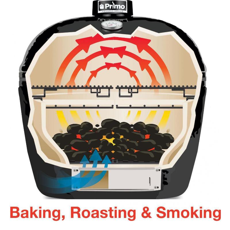 Primo Oval XXL 500 Ceramic Kamado Grill - view 9