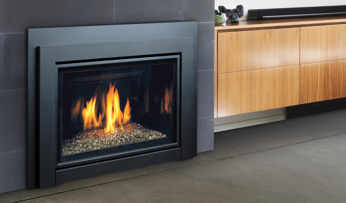 Kingsman IDV34 Direct Vent Gas Fireplace Insert, Propane (IDV34LP)