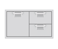 Aspire Double Drawer And Storage Door