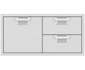 Aspire Double Drawer And Storage Door