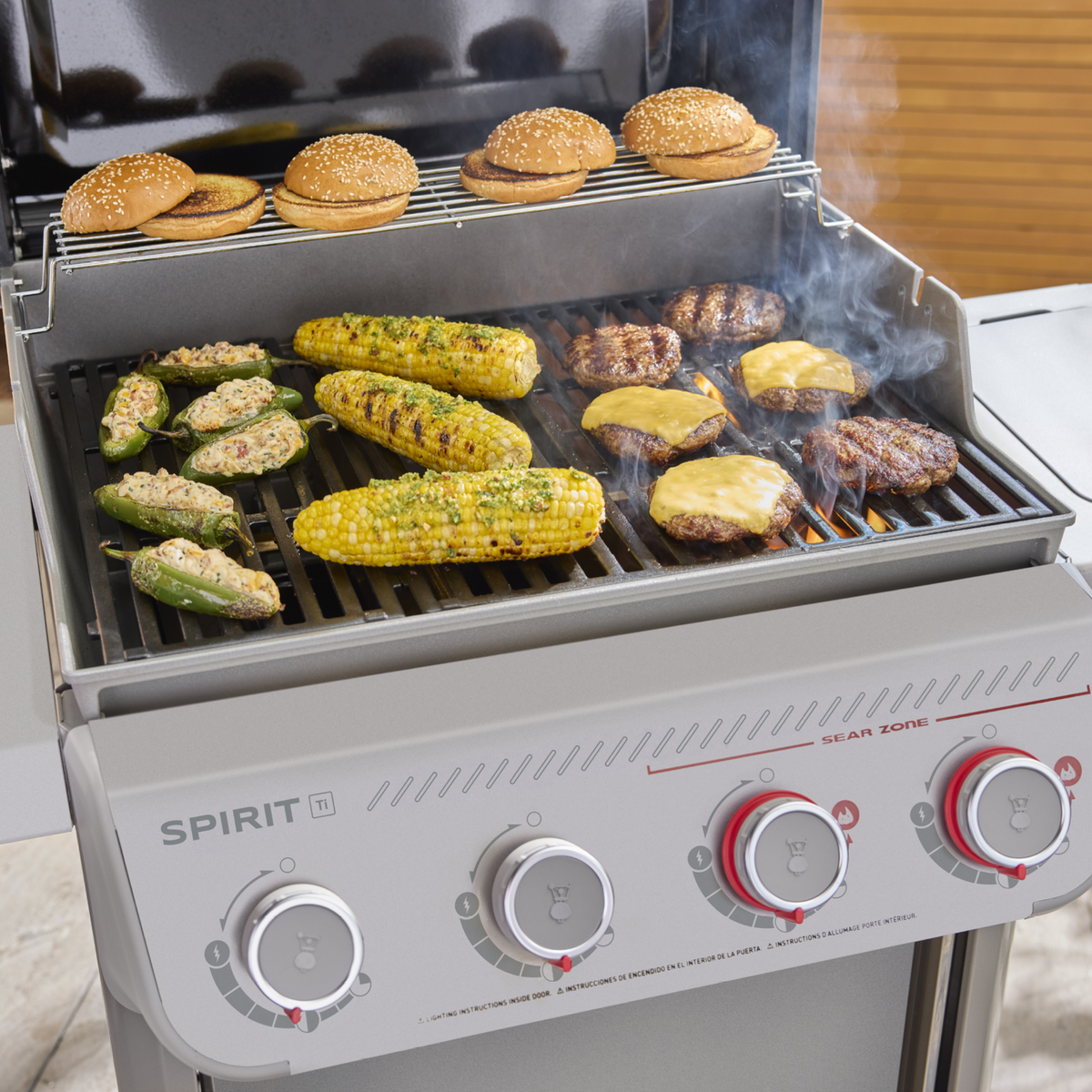 Weber Spirit E-425C Gas Grill Titanium Edition (Natural Gas) – view 5