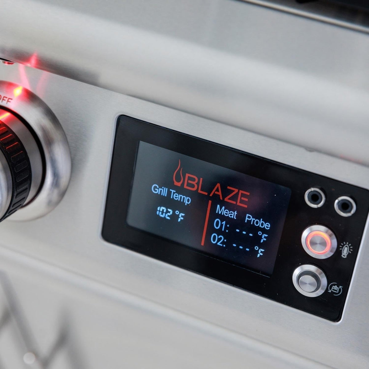 Blaze 26-Inch Countertop Built-In Gas Outdoor Pizza Oven W/ Rotisserie - BLZ-26-PZOVN - view 4