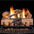 Real Fyre Charred Angel Split Oak Log Set with G46 ANSI Certified Burner System