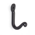 1 Hook Bracket - Matte Black
